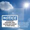 Signmission Visitors Must Report To Front Office OSHA Notice Sign, Plastic, 14in W x 10in L, 2PK OS-2PACK-NS-P-1014-L-16839 - alternate 6